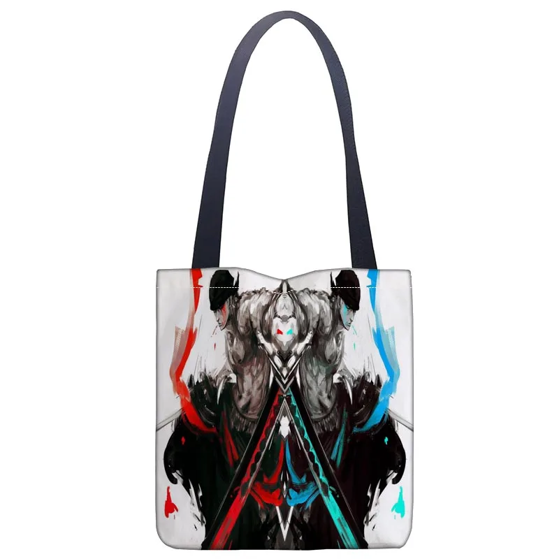 

New one piece printed canvas tote bag convenient shopping bag woman bag student bag Custom your image