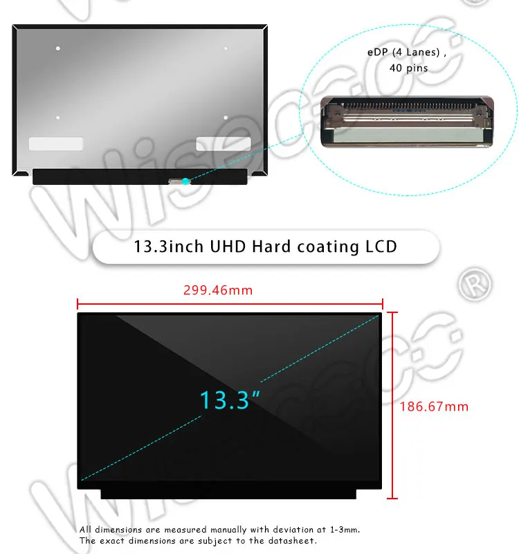 LP133UD1 SPA1 13," 3840*2160 в формате 4K UHD, ips дисплей edp hdmi 40-контактный с пультом управления