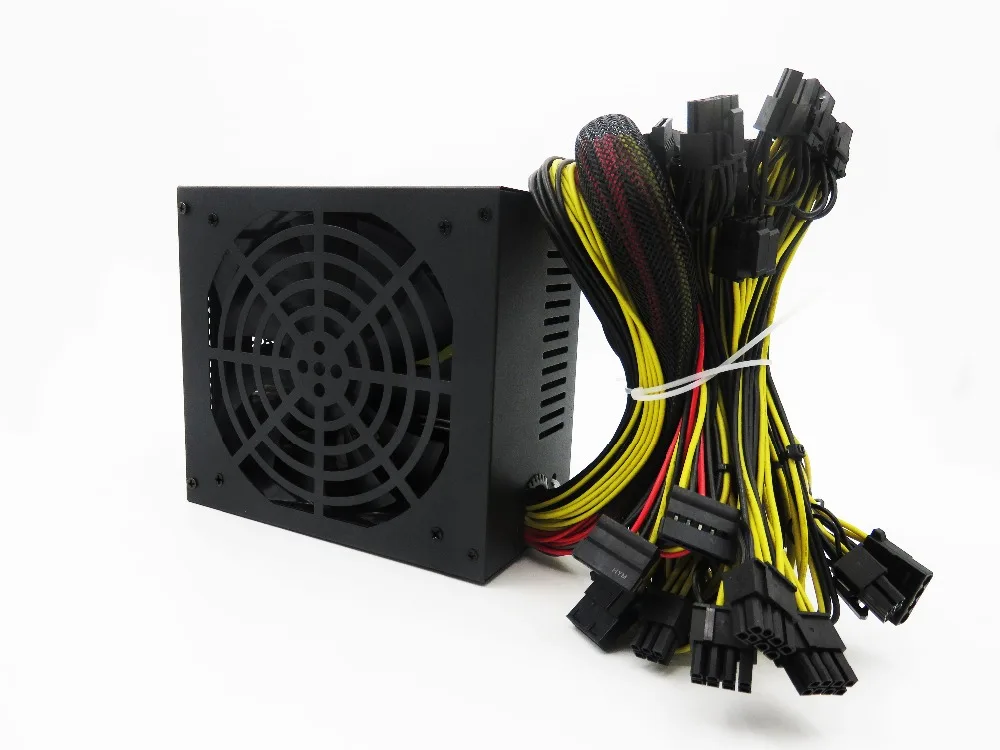 Горячая продажа PSU 1200 Вт источник питания для ETH miner mining эфириум 6 GPU или более карт |