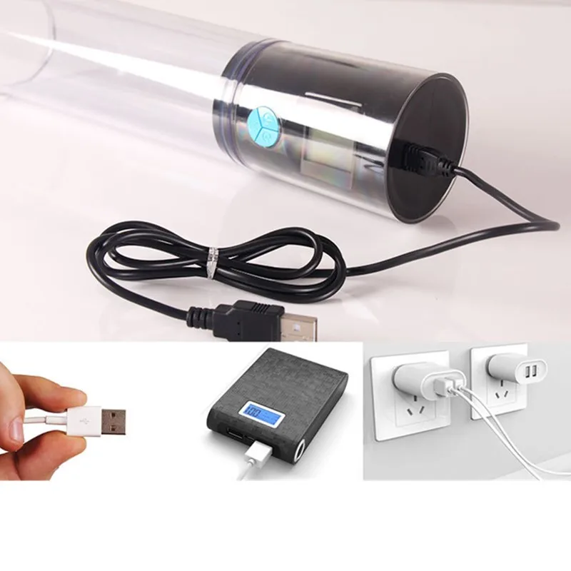 Penis Extender Automatic Vacuum Cup Trainer Enlargement Pump Delay Ejaculation Masturbatior Sex Toys for Men B2-5-8 | Красота и