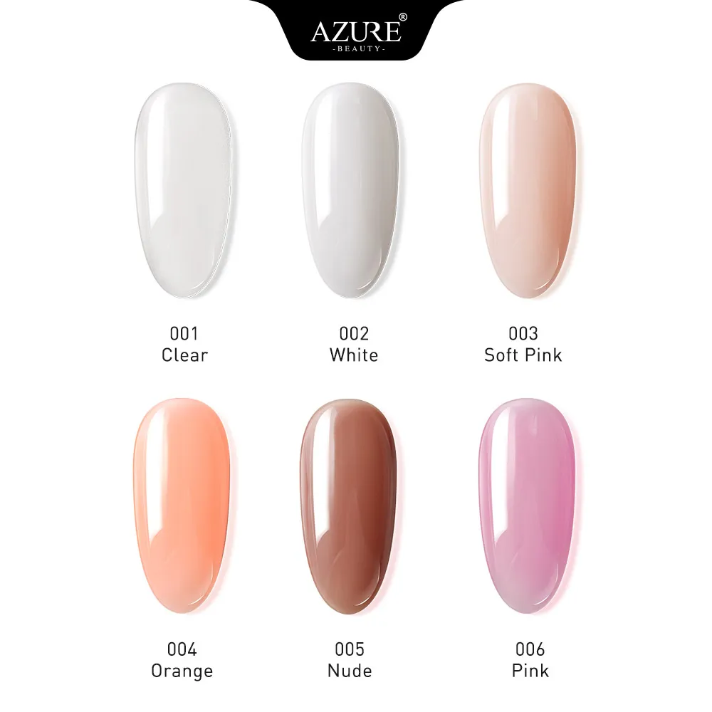 Azure Beauty новинка 10 мл Быстросохнущий гель для ногтей УФ LED жесткий замачивания