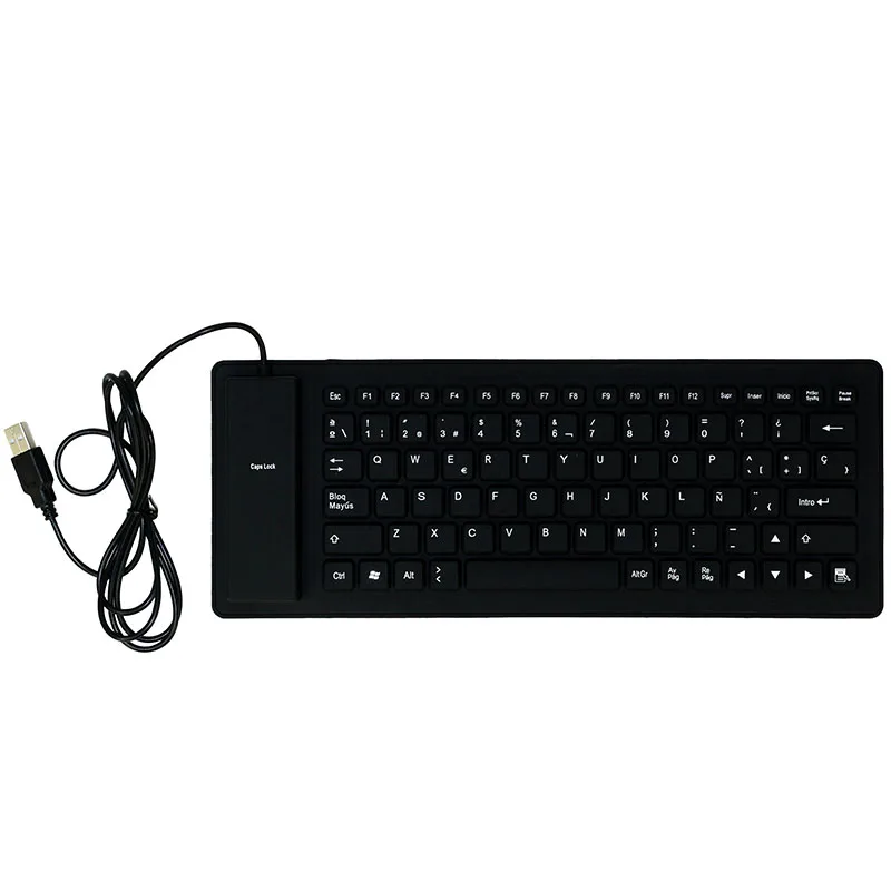 Проводная Складная мягкая и гибкая силиконовая клавиатура для ASUS Lenovo Acer Gateway HP ПК