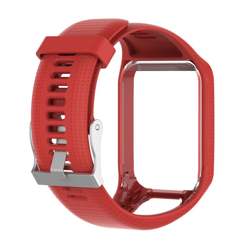 Силиконовый ремешок для часов рамка TOMTOM Runner 2 3 Spark / Glfer Adventurer GPS Watch 11 цветов |