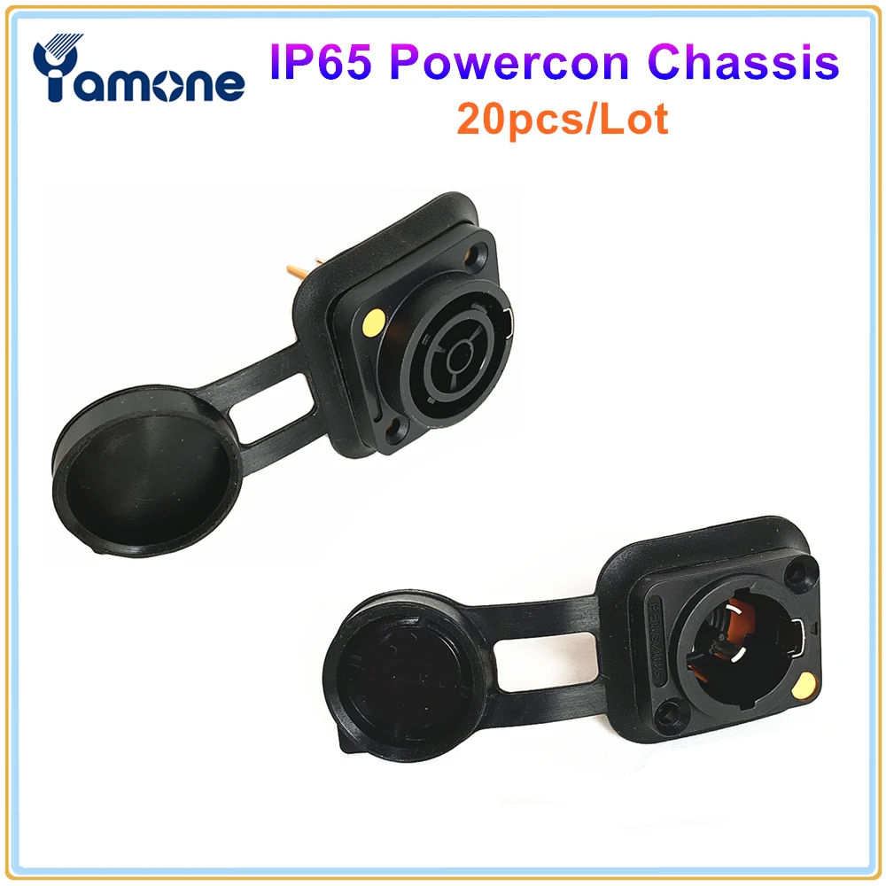 

20 шт./лот, гнездовой разъем NAC3FPX, мужской, тип NAC3MPX PowerCON, сетевой шасси-разъем с водонепроницаемой пылезащитной крышкой SCNAC