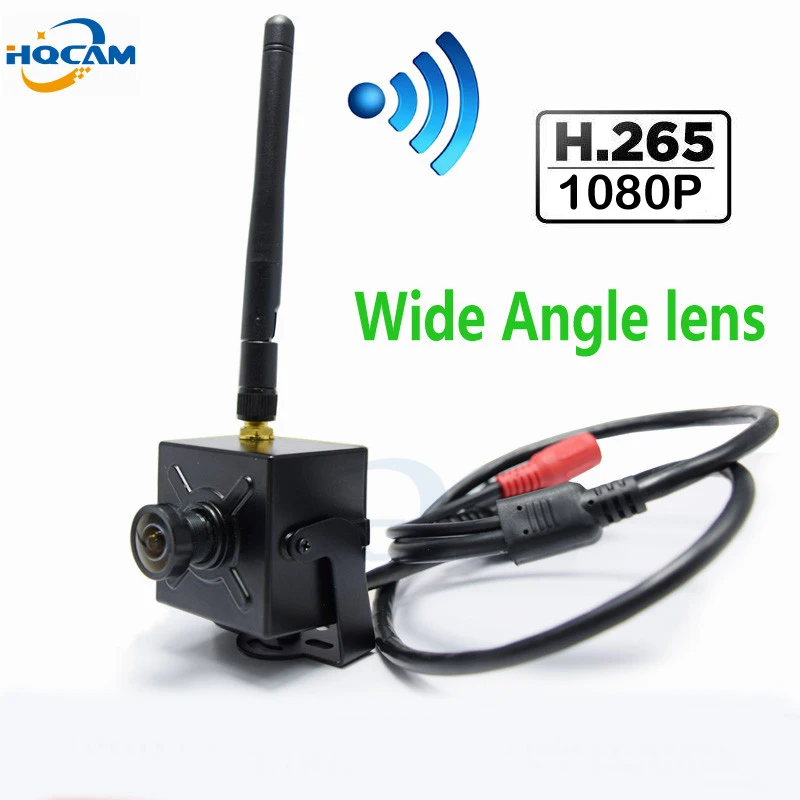 HQCAM H265 1080P IP аудио широкоугольная видеокамера 2 0 мегапиксельная камера мини P2P