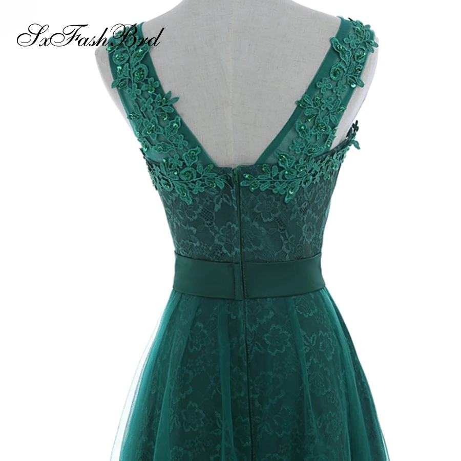 Robe Longue Soiree Простые платья De Gala Largos Elegantes с аппликацией и v-образным вырезом Длинные