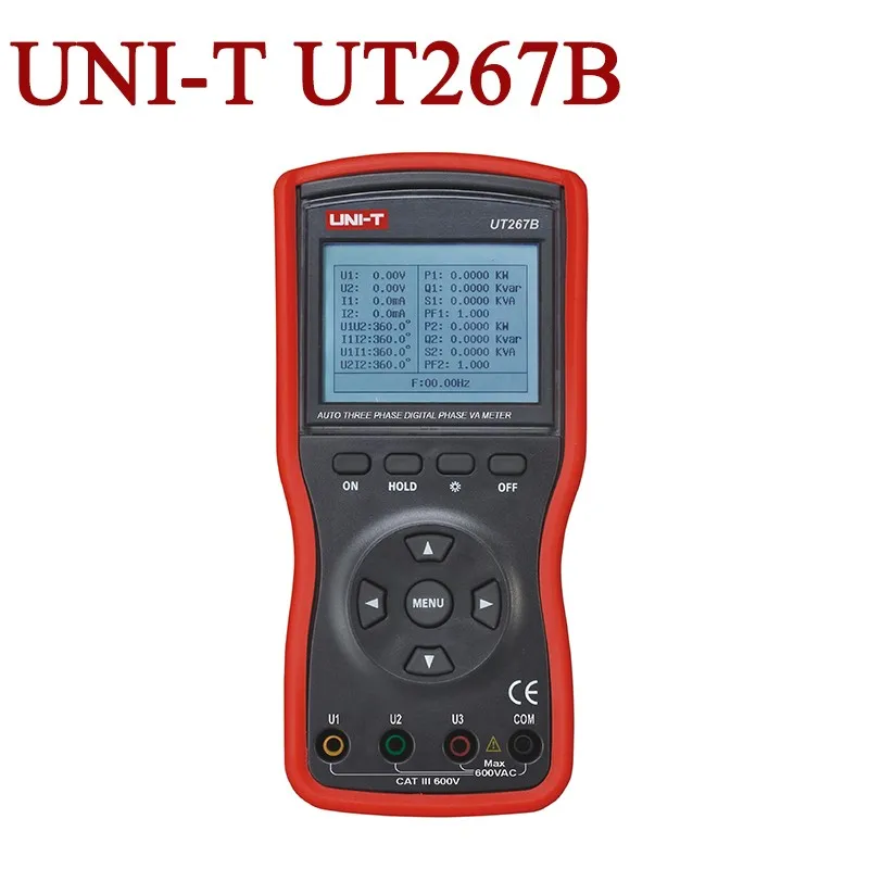 UNI-T UT267B Авто трехфазные цифровые зажимные измерители фаз вольт амперы измеритель