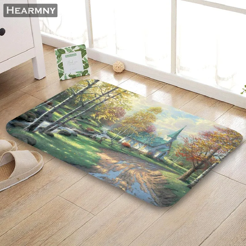 Nice Hometown Doormat Outdoor Floor Mat Home Creative Super Soft Absorbent Bathroom Door Entrance 40X60cm 50x80cm | Дом и сад