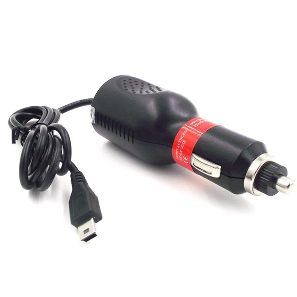 Мини USB Автомобильное зарядное устройство постоянного тока кабель адаптер Шнур