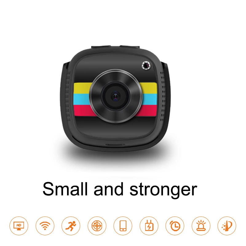 Умная Wifi мини Экшн камера 720P HD Обнаружение движения ночное видение IP