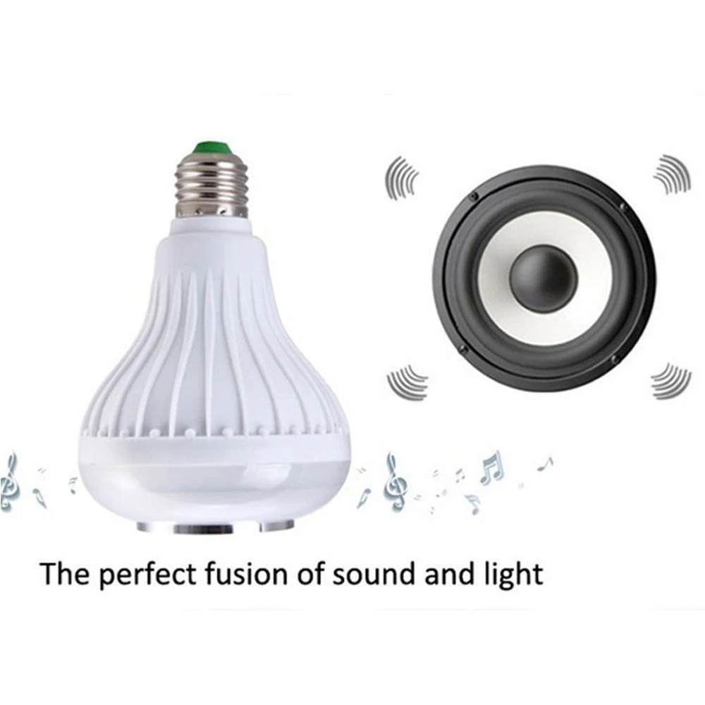 LED RGB Цвет лампы светильник E27 110V 220V Bluetooth Управление Smart музыкальные лампочки