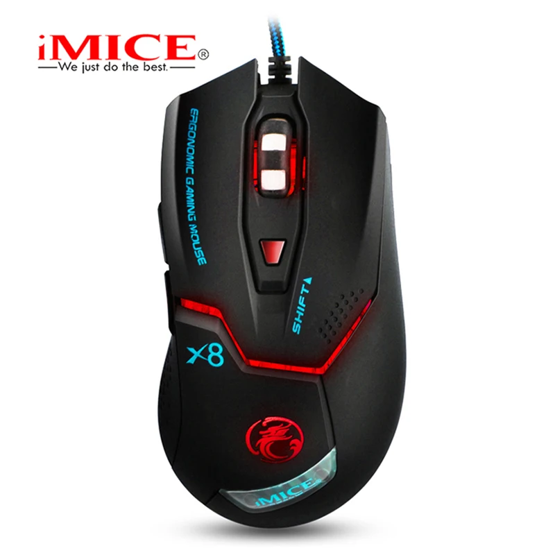 Игровая оптическая мышь iMICE X8 Soul Hunter 6 клавиш Настольная компьютерная для
