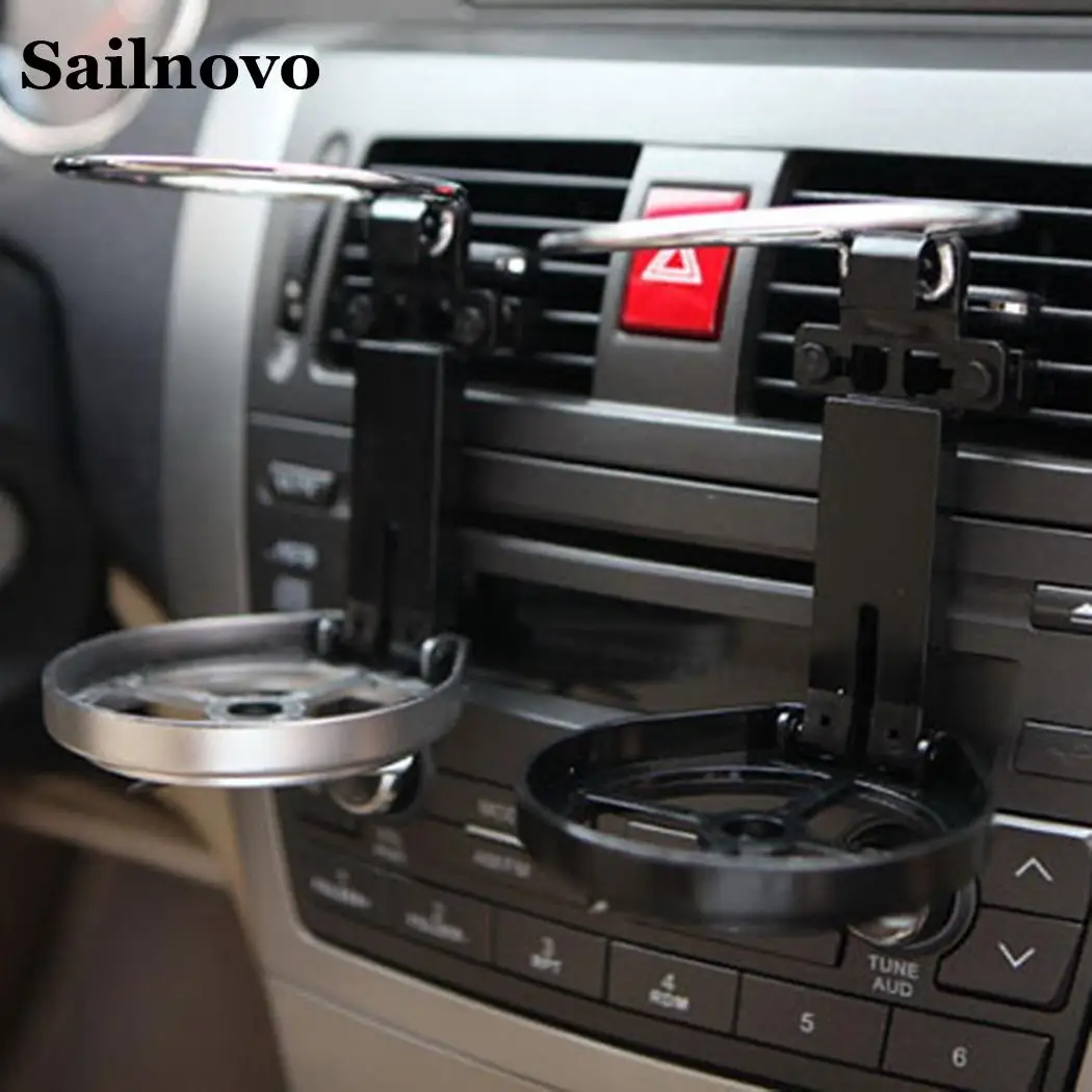Автомобильный складной держатель для бутылки напитков с креплением на