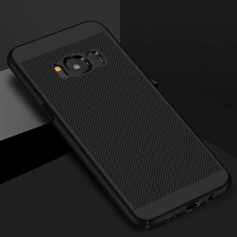 Роскошные открытые дышащие Жесткий ПК чехол для samsung Galaxy S7 край S8 Plus A3 A5 A7 2017 J3 J5 J7