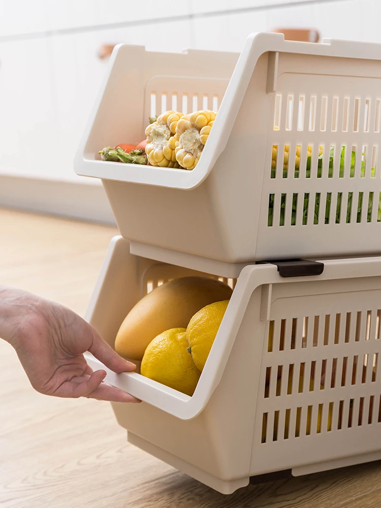 Кухня с многослойным покрытием для штабелирования корзины хранения фруктовые
