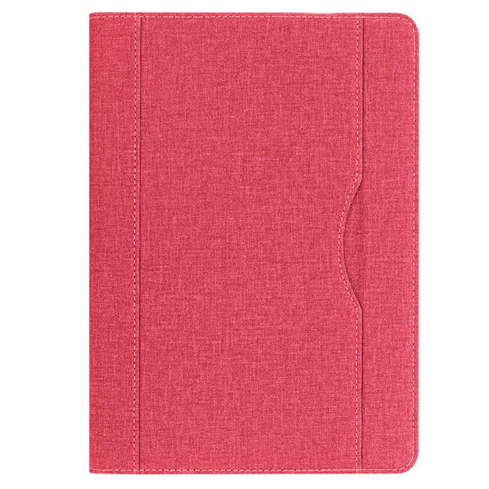 Red Холщовый кожаный чехол для iPad 9,7 iPad Air 2 6 iPad Pro 9,7 смарт-чехол Чехол подставка холщовая крышка чехол для iPad Air 2 - Цвет: Red