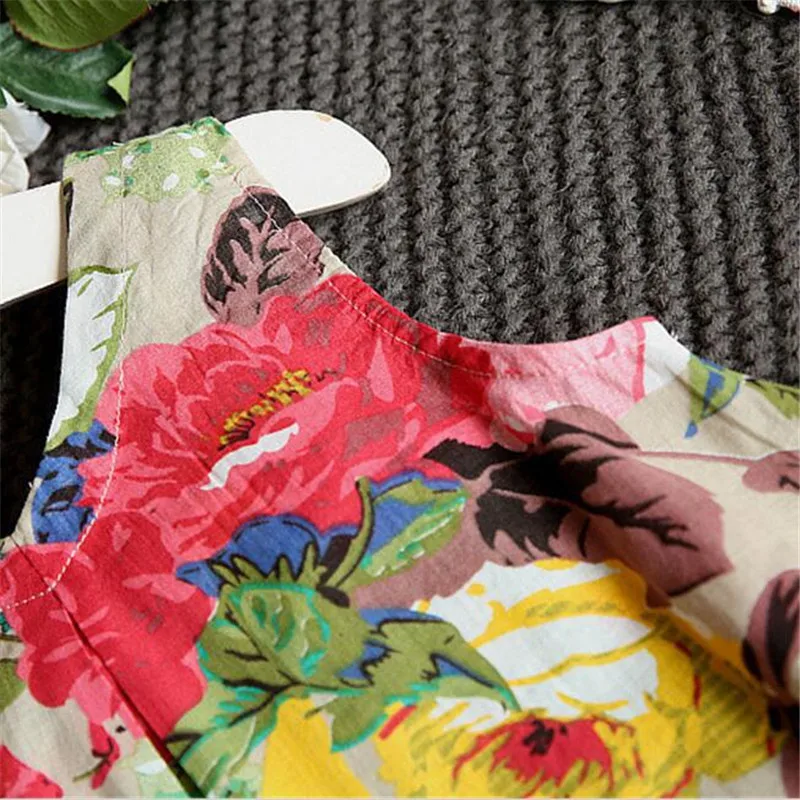 Новинка 2017 года летний детский топ на бретелях с цветочным принтом и шорты для