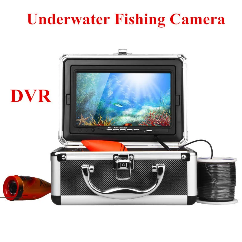 

Portable 7" TFT LCD Monitor 1000TVL Fish Finder DVR Video Underwater Fishing Camera 30M Cable Fishing Finder