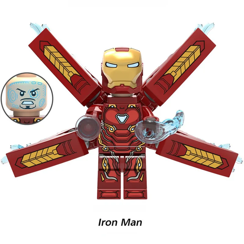 Супер Герои lEGOED Marvel Мстители Бесконечность ВОЙНЫ ЖЕЛЕЗНЫЙ ЧЕЛОВЕК танос Тор