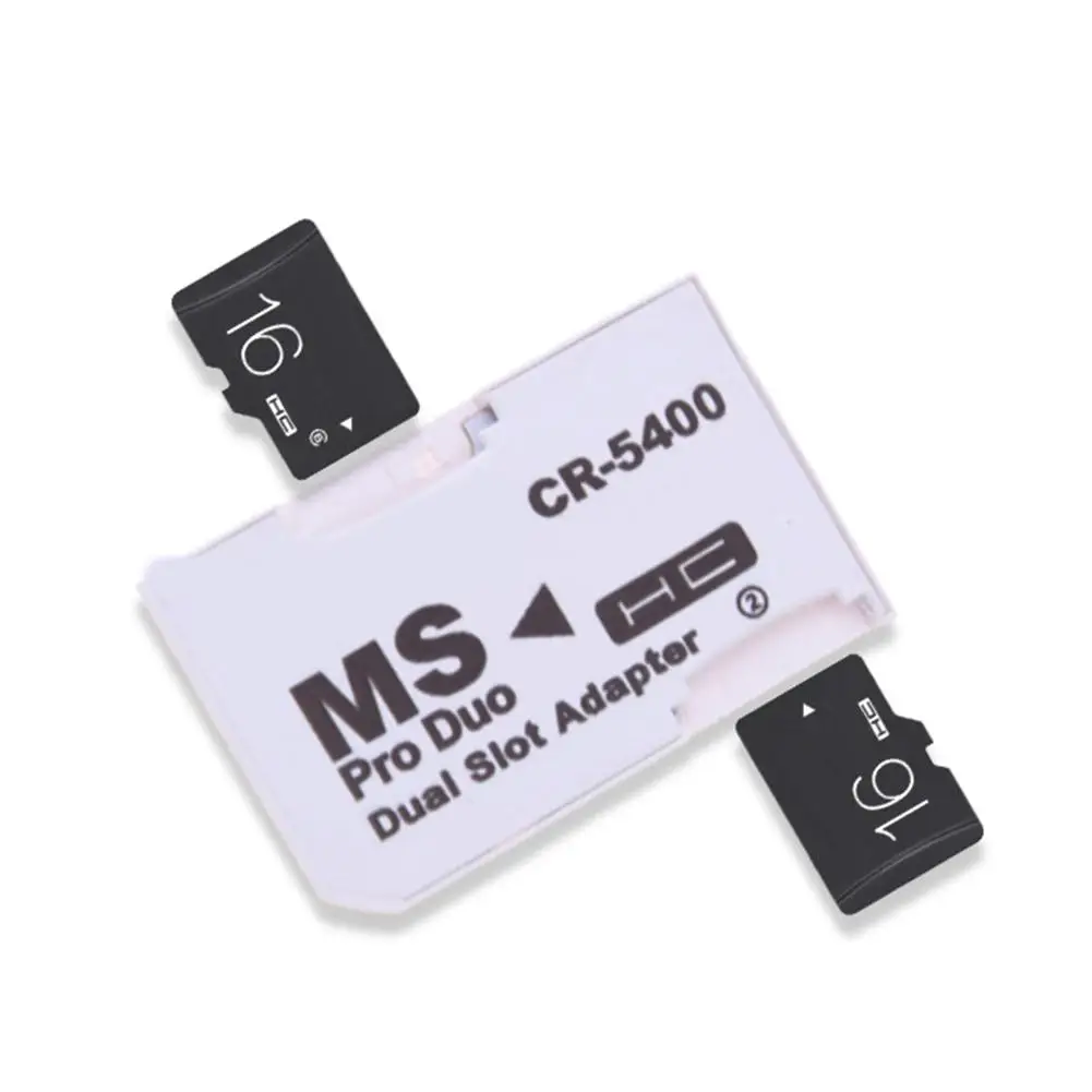 Двойной слот TF для MS Micro SD ридер карта памяти адаптер Produo конвертер PSP