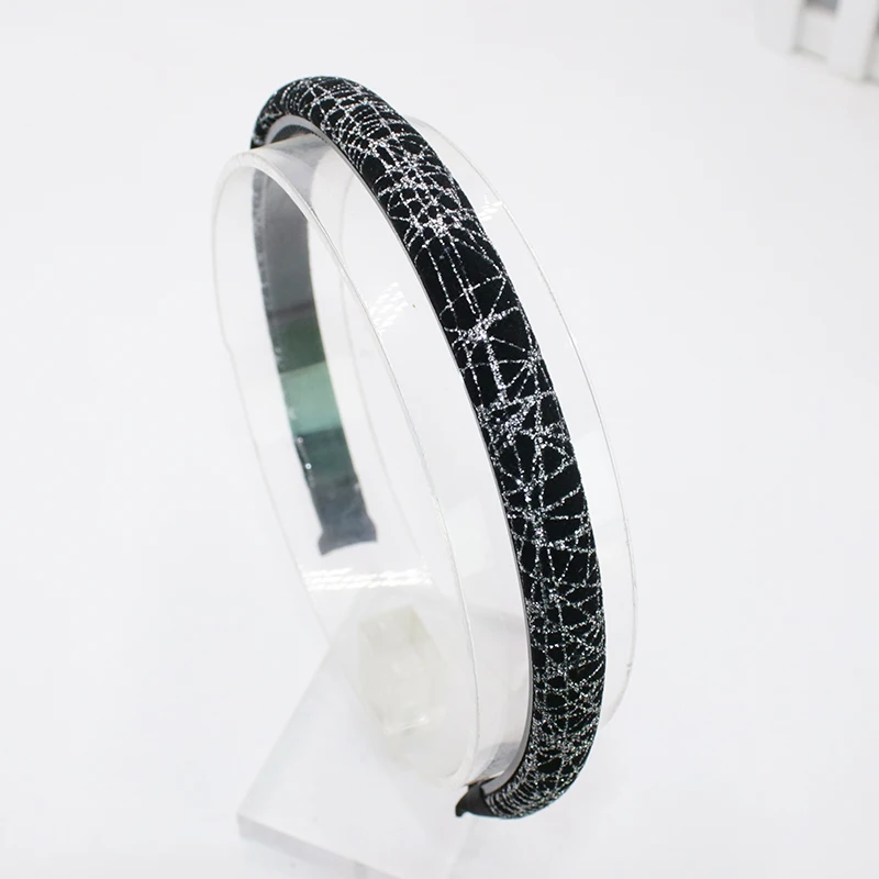 Женская повязка на голову золотистая шелковая с зубцами | Аксессуары для одежды