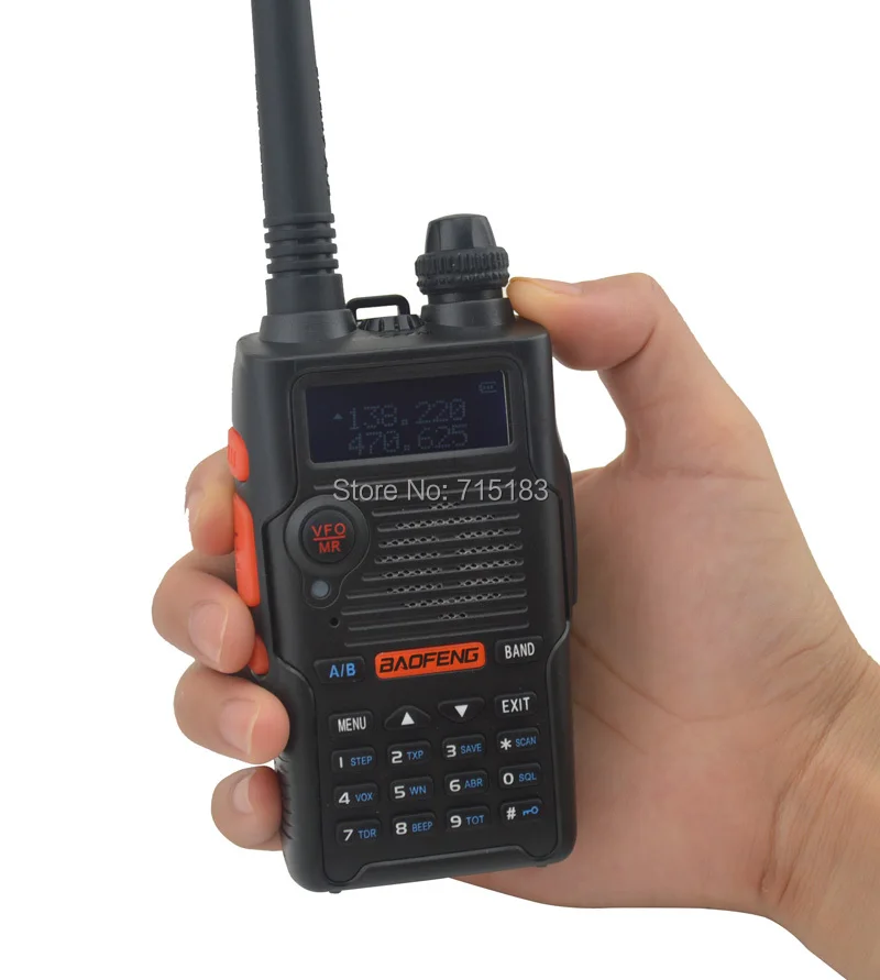 Портативная Двусторонняя радиостанция Pofung Baofeng BF E500S VHF136 174MHz & UHF400 520MHz Dual Band 5W/1W 128CH