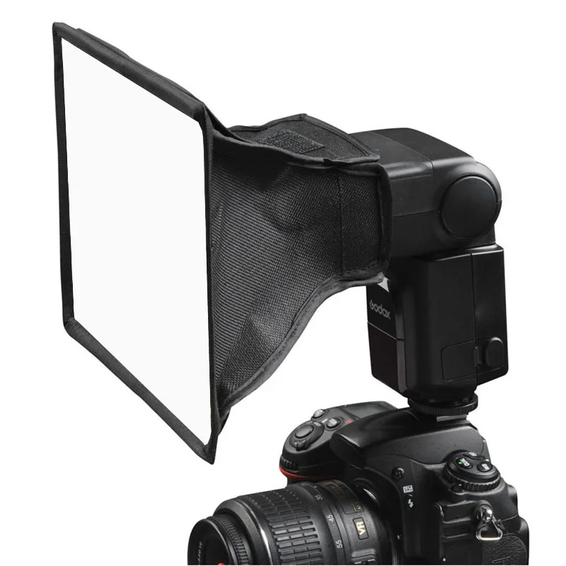 Универсальный складной софтбокс рассеиватель для вспышки 20 см x 30 Canon Nikon Sony Yongnuo