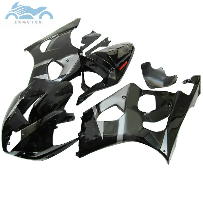 Обновите комплект обтекателей для Suzuki K3 K4 GSXR 1000 2003 2004 Мотоцикл Спортивные Обтекатели 03 04 GSXR 1000 черный aftermarket BD31