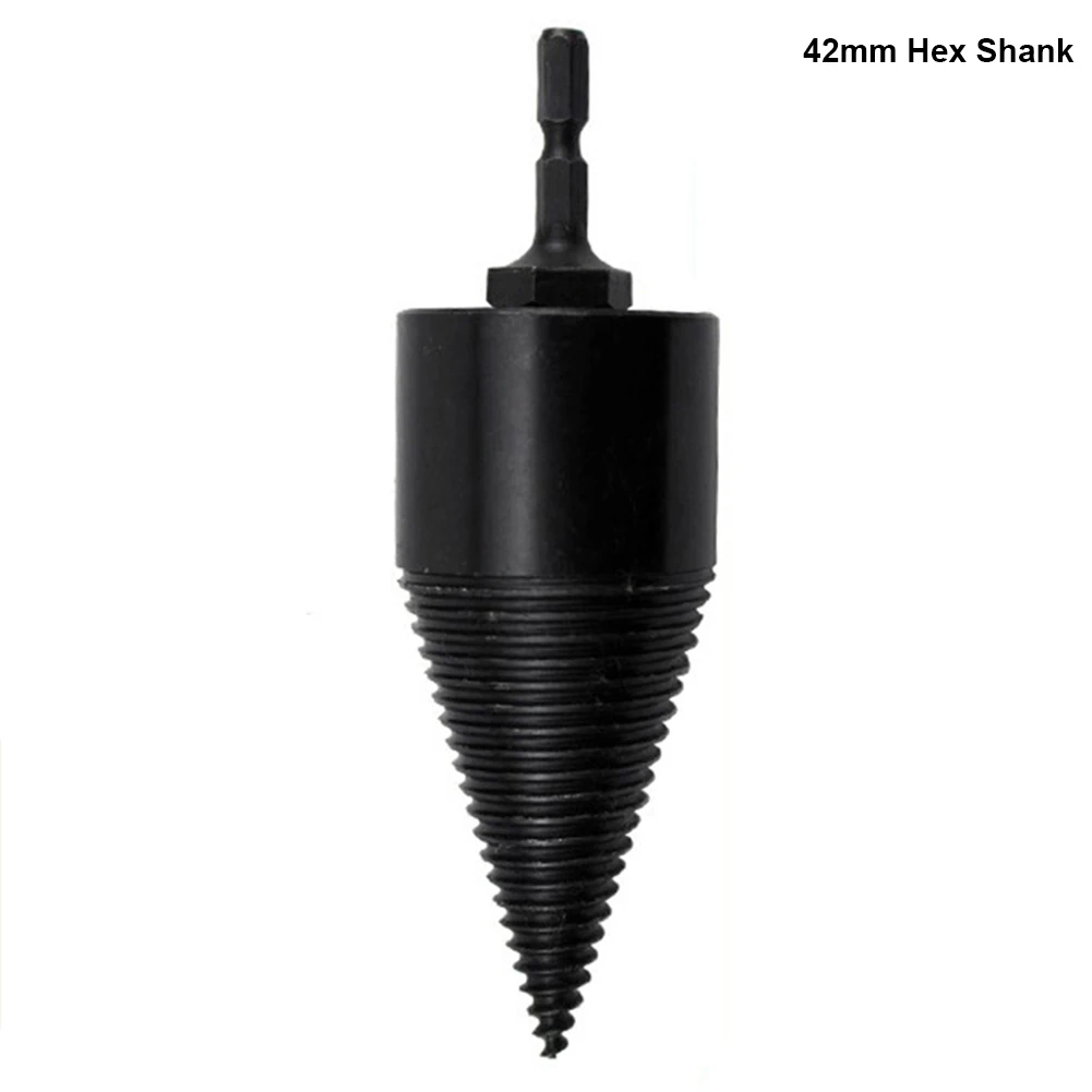 42mm Hex Shank Новая высокоскоростная сверла для скручивания Дровокол с винтовыми конусами, сверло для дерева MK - Цвет: 42mm Hex Shank