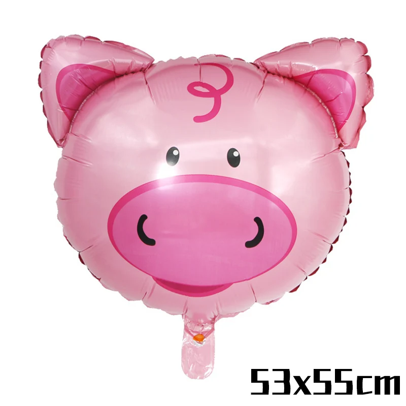 1pcs Balloon Джунгли праздничный набор столовой посуды Бумага чашки салфетки трубочки джунгли Король Лев украшение для торта на день рождения на тему "Лошадки карусели" вечерние украшения детский душ - Цвет: 1pcs Balloon