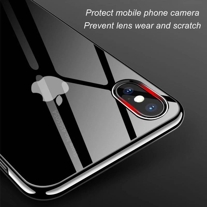New Full Cover Plating Case For iPhone XR XS Max Soft TPU Protective Cases 8 7 6 6S Plus X Bag Coque |