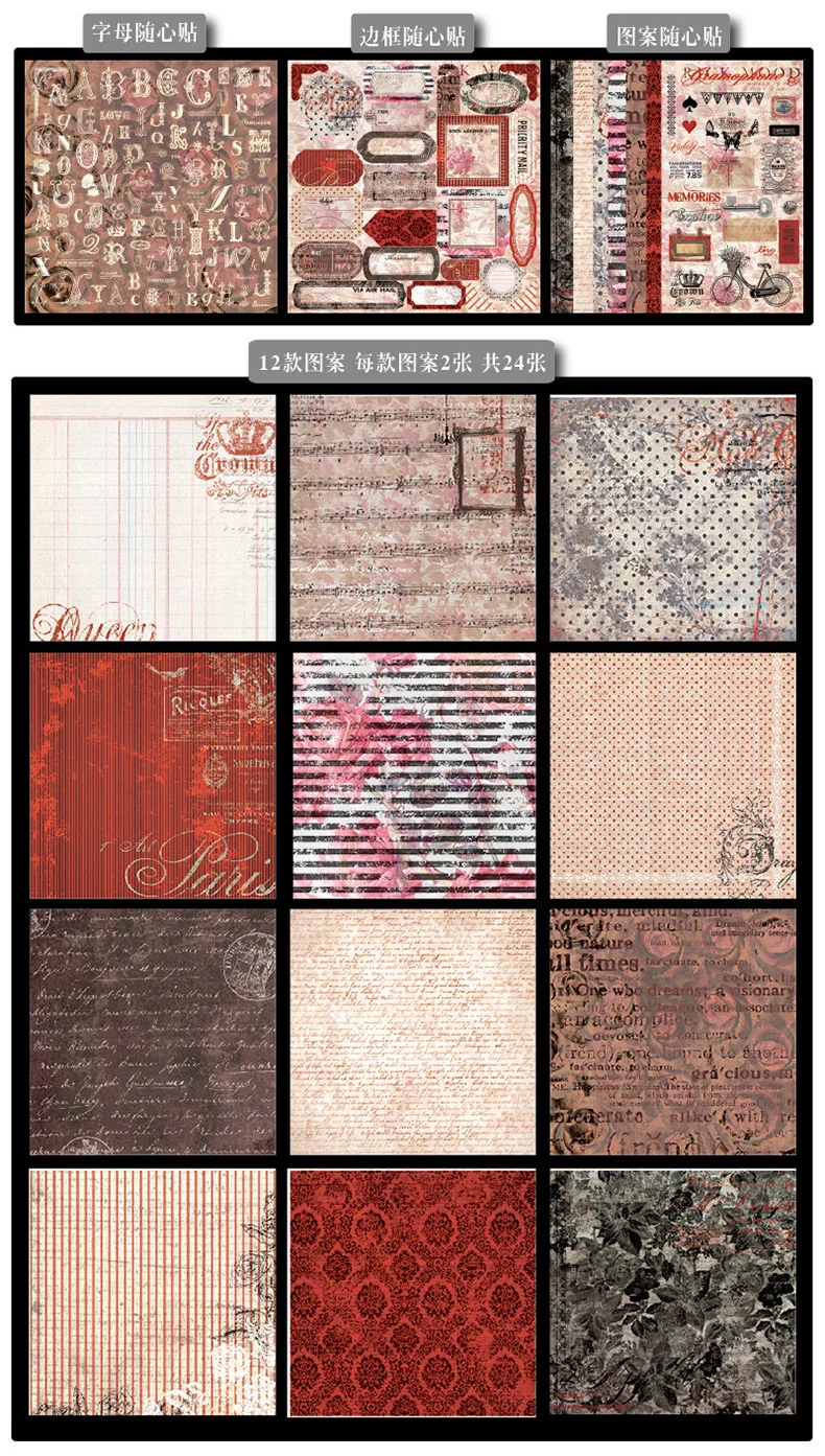 Этикетка для скрапбукинга этикеток и слов этикетки шаблон с фоновой бумагой