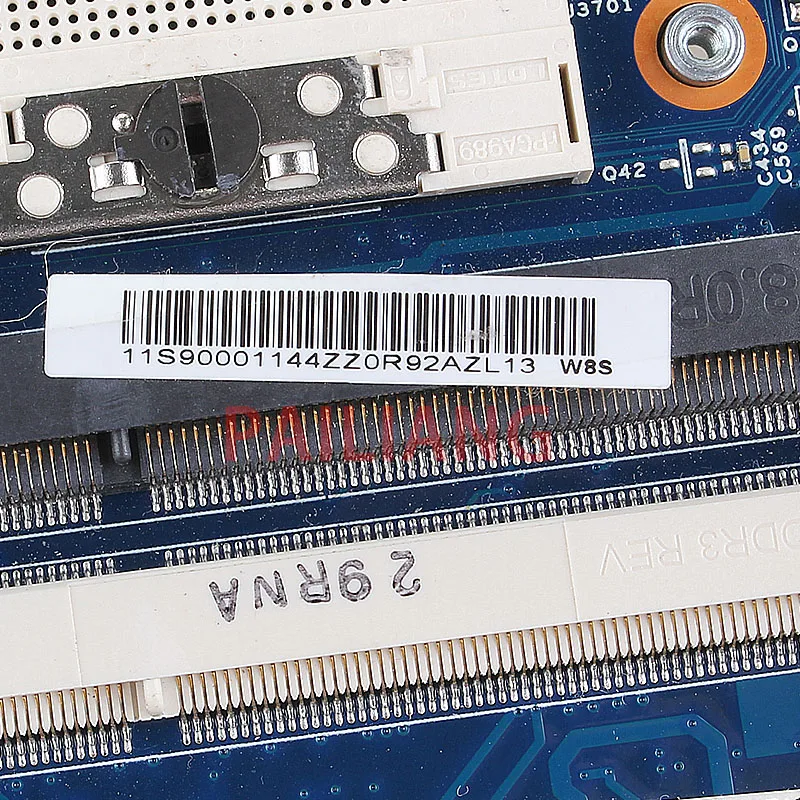 Материнская плата PAILIANG для ноутбука Lenovo G580 материнская ПК 90001144 LG4858 11291-1 488.4sg06. 011