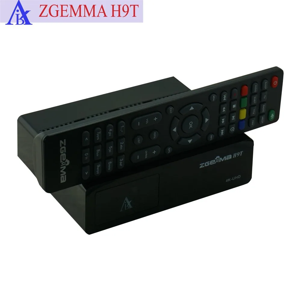2 шт./лот ZGEMMA H9T 4K UHD TV Box Linux OS E2 H.265/HEVC QT Stalker Multistream с гибридным кабельным тюнером|linux