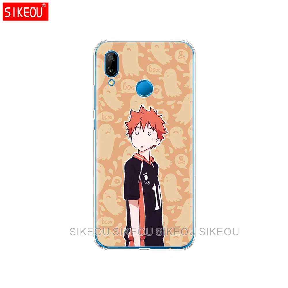 Силиконовый чехол для телефона Huawei P20 P7 P8 P9 P10 Lite Plus Pro 2017 p smart Haikyuu Hinata атаки Аниме