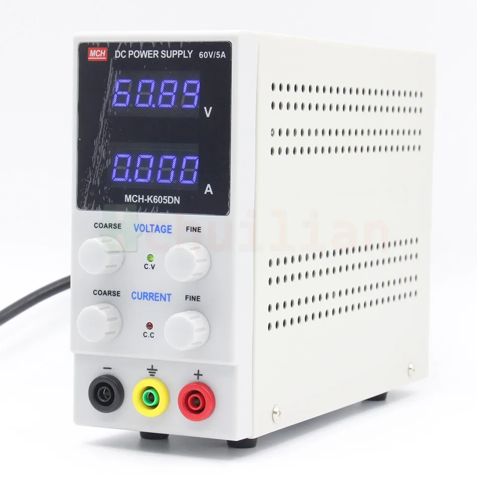 MCH-605DN 605D 4-разрядный дисплей питания постоянного тока 60V 5A Высокоточный цифровой амперметр - Цвет: B package