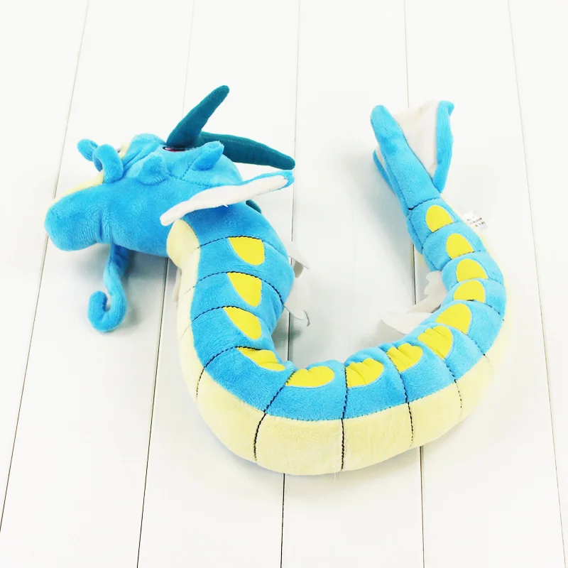 60 см аниме голубой дракон Gyarados плюшевая игрушка-животное мультяшная плюшевая кукла мягкая кукла детские подарки