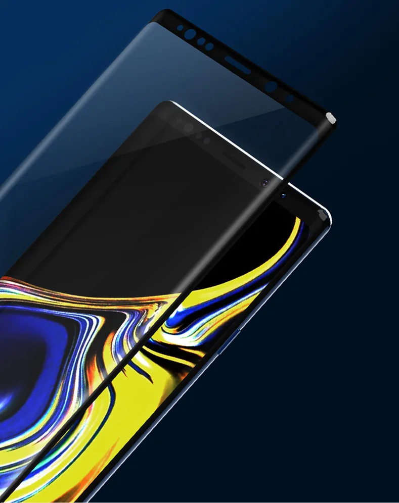 3D изогнутая Защитная пленка для экрана SAMSUNG NOTE8 Защитное стекло NOTE9 защитная из