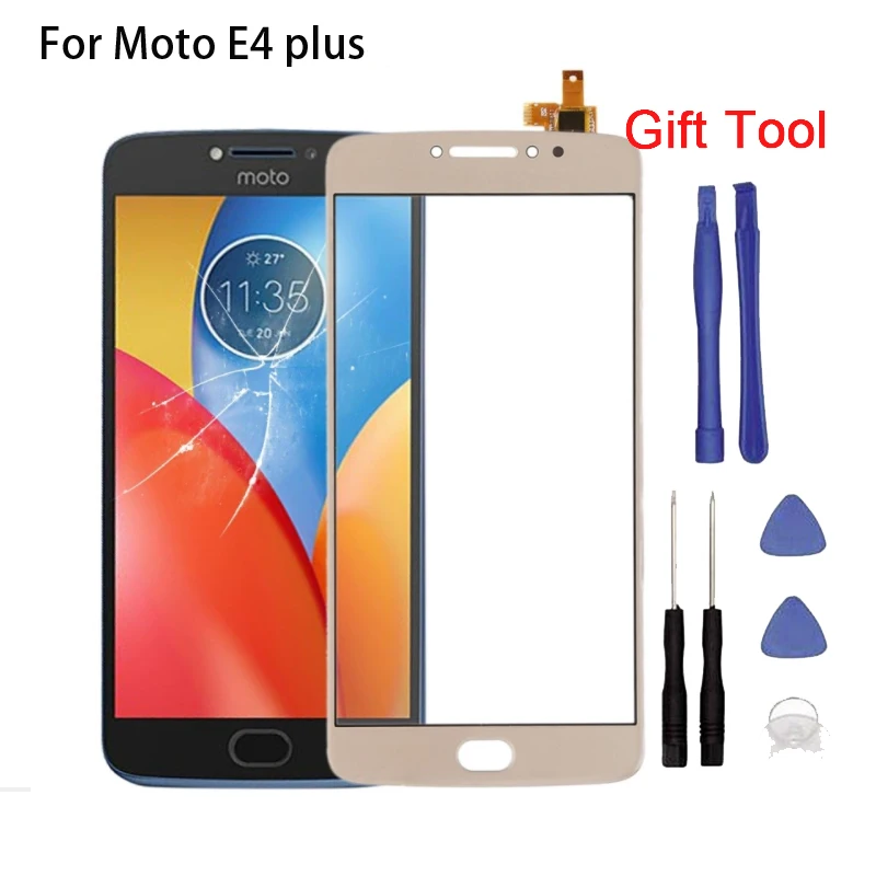 Сенсорный сенсор для Motorola Moto E4 Plus сенсорный экран стекло дигитайзер Передняя