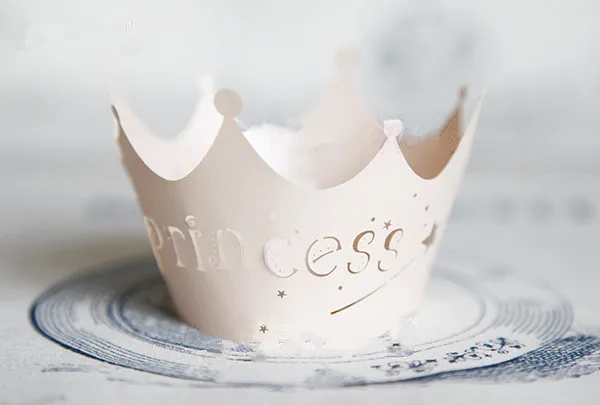 

Free Shipping orange pink lace princess cupcake wrappers decorations for party, baking cup base wrapper