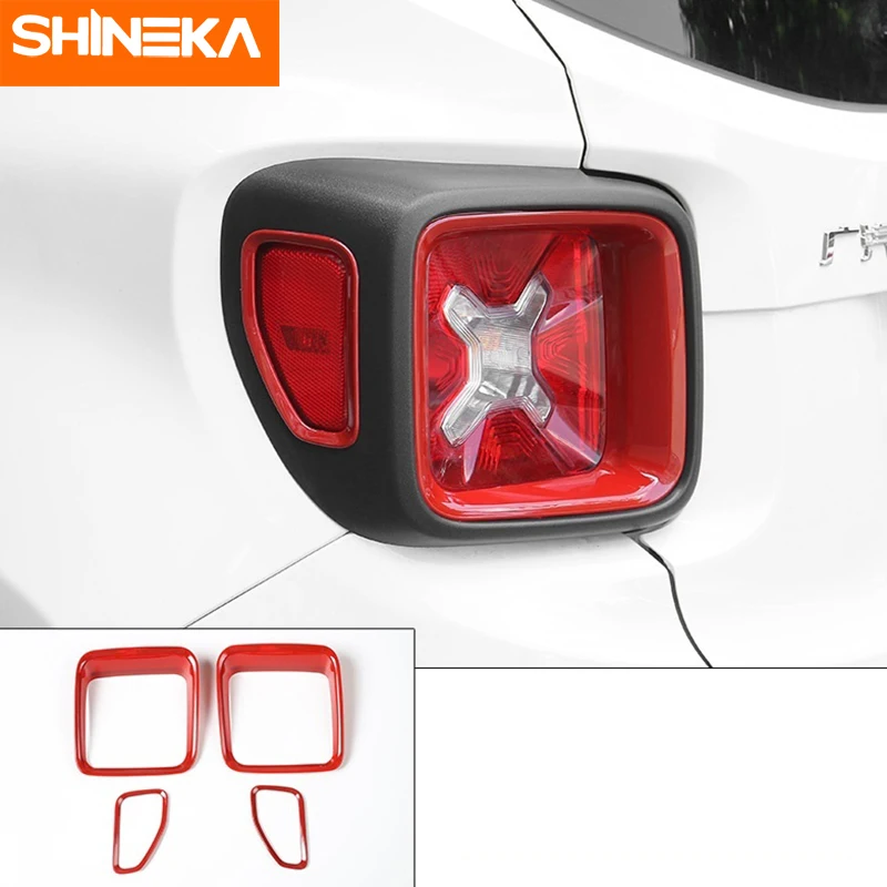 SHINEKA для Jeep Renegade 2016-2018 автомобильный внешний ABS задний светильник декоративная