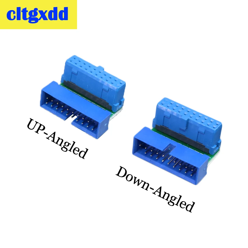 Адаптер удлинитель cltgxdd USB 3.0 20pin штырь гнездо под углом 90 градусов для материнской
