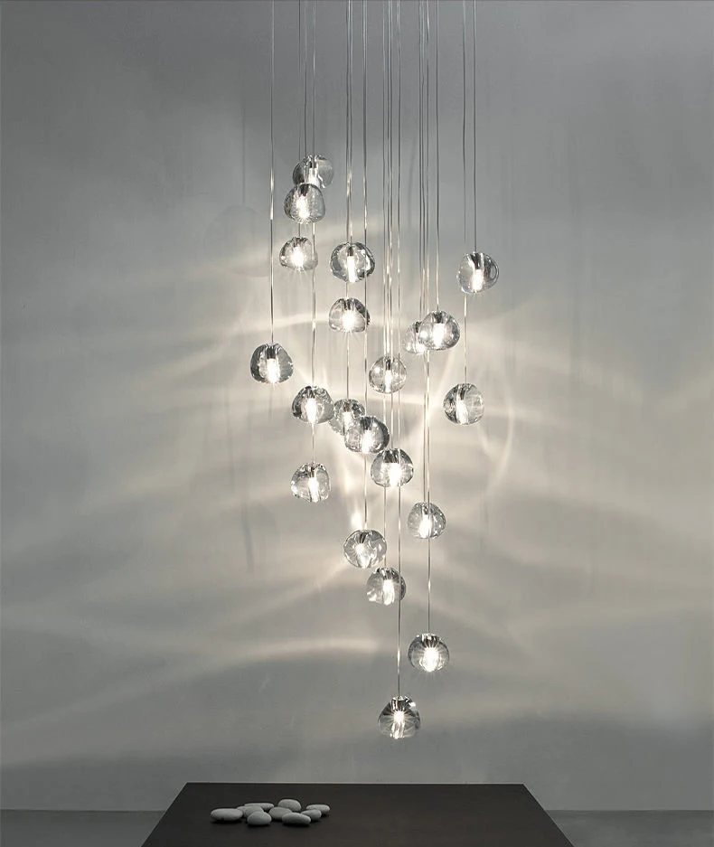 

Meteor shower Crystal Creative Pendant Light Lamp European-style Luxury LED Lamps Moderm Glass Indoor Lighting Restaurant