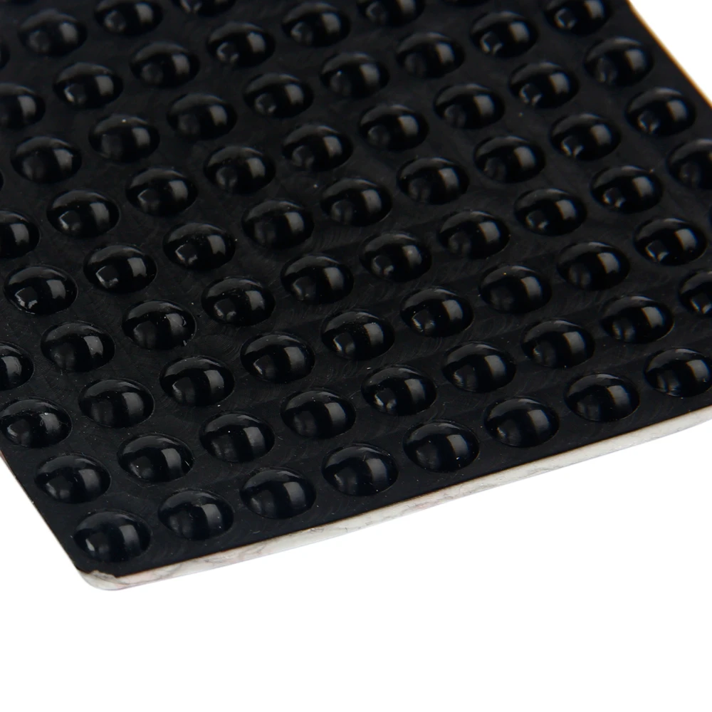 200 шт черные Силиконовые самоклеющиеся резиновые ножки полукруг бамперы