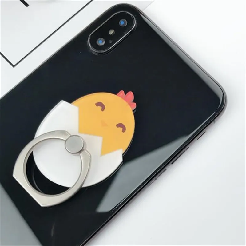 Кольцо-держатель для телефона с мультяшным рисунком курицы автомобильная