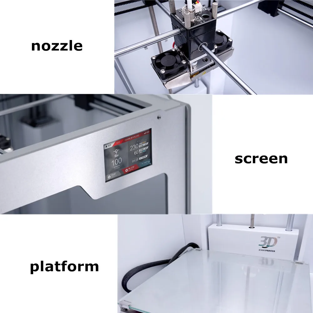 Машина для 3D принтера jenprinter4 новая версия 225*220*370 мм размер сборки|3d printer machine|3d