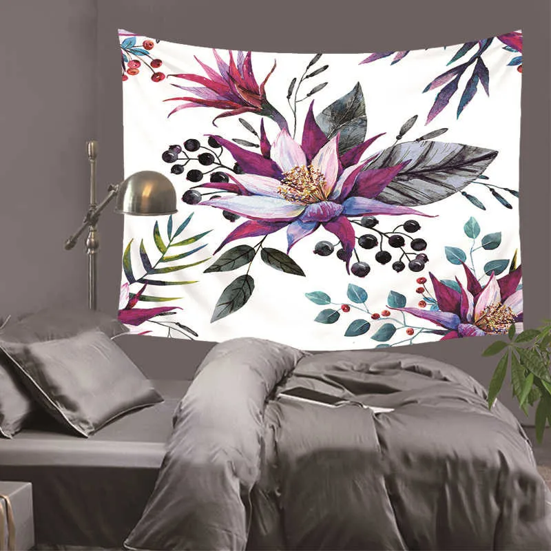 Flamingo Tapestry Wall Art Tapestries Tropical Home Decorative Door Curtain Living Room Bedspread Sheet Table Cloth DH0010 | Дом и сад