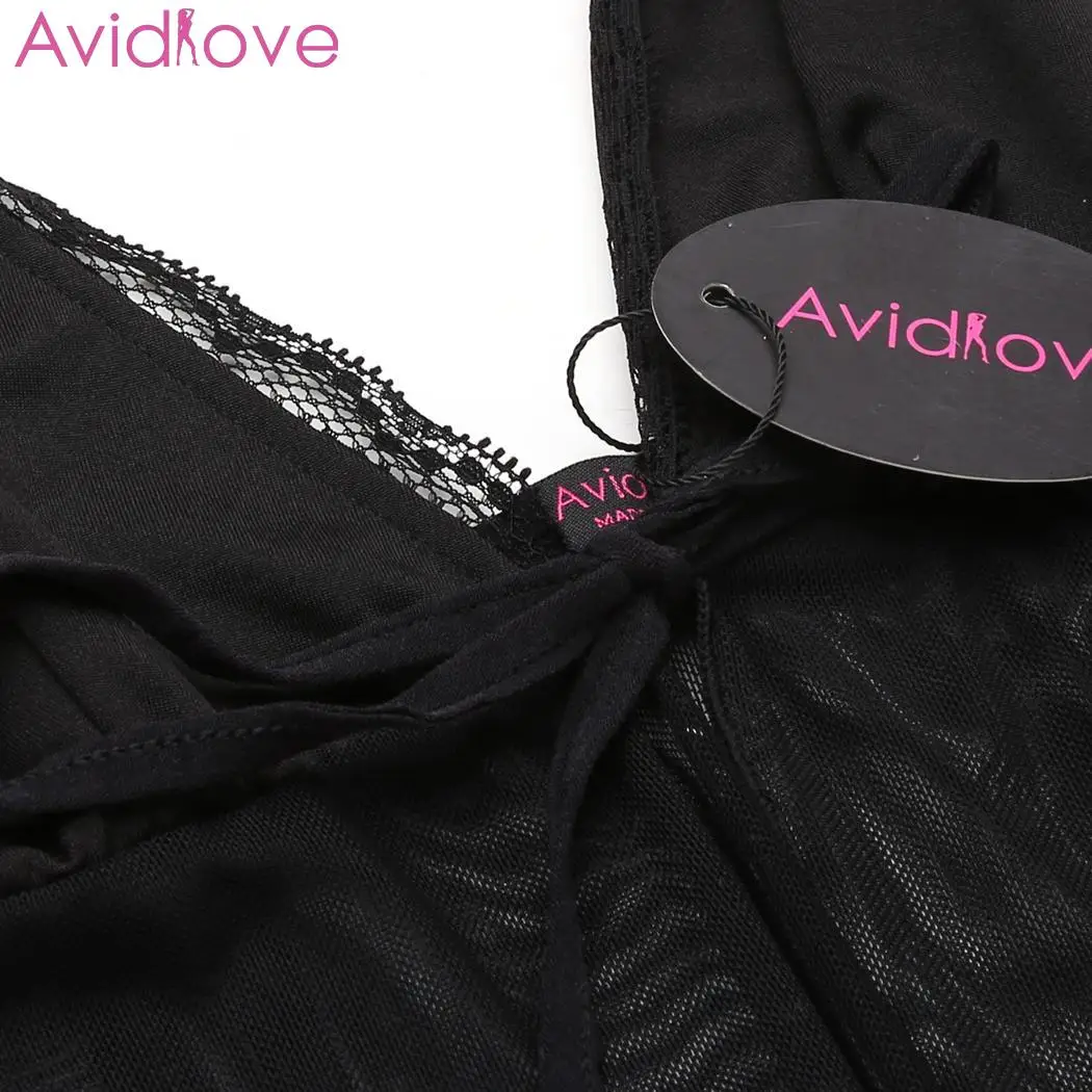 Женское сексуальное нижнее белье Avidlove эротические костюмы комбинация платье с