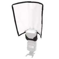 universal foldable speedlight reflector snoot sealed flash softbox diffuser bender for nikon for canon 580ex flash softbox