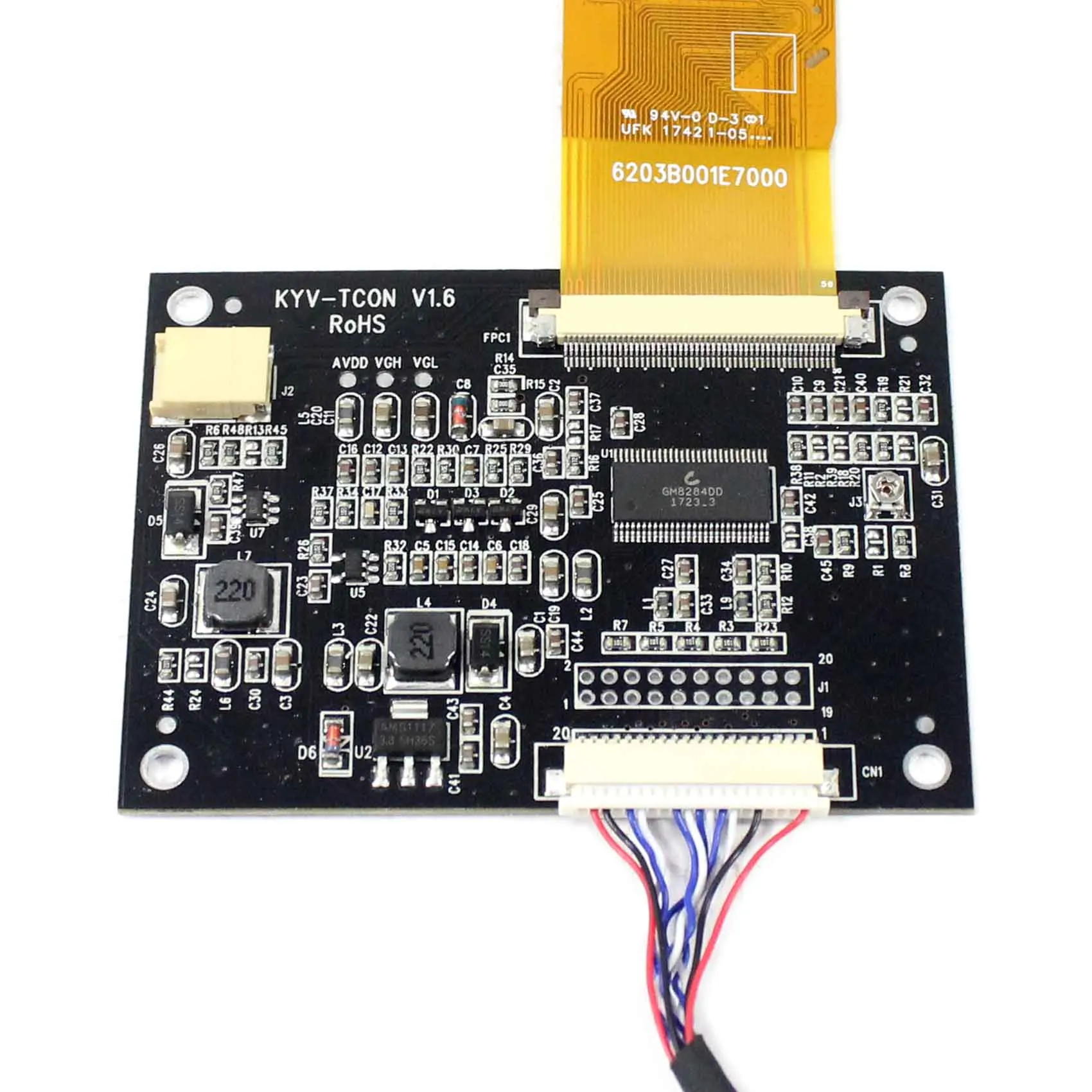 Плата контроллера аудиосигнала HD MI DVI VGA M.NT68676 5 дюймов ZJ050NA 08C 640x480 Lcd с сенсорной